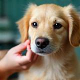 Pet receiving safe flea treatment
